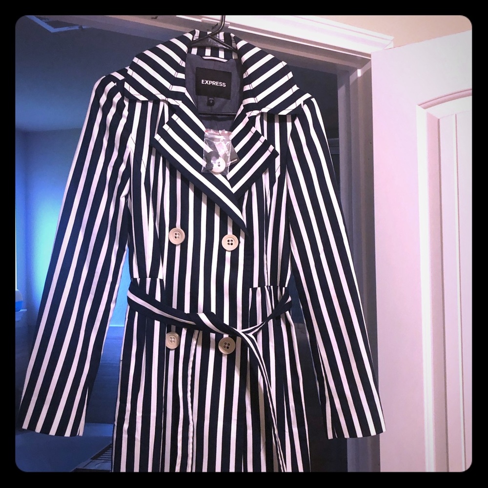 Striped Express Coat